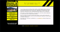Desktop Screenshot of customdesigndecksandfences.ca